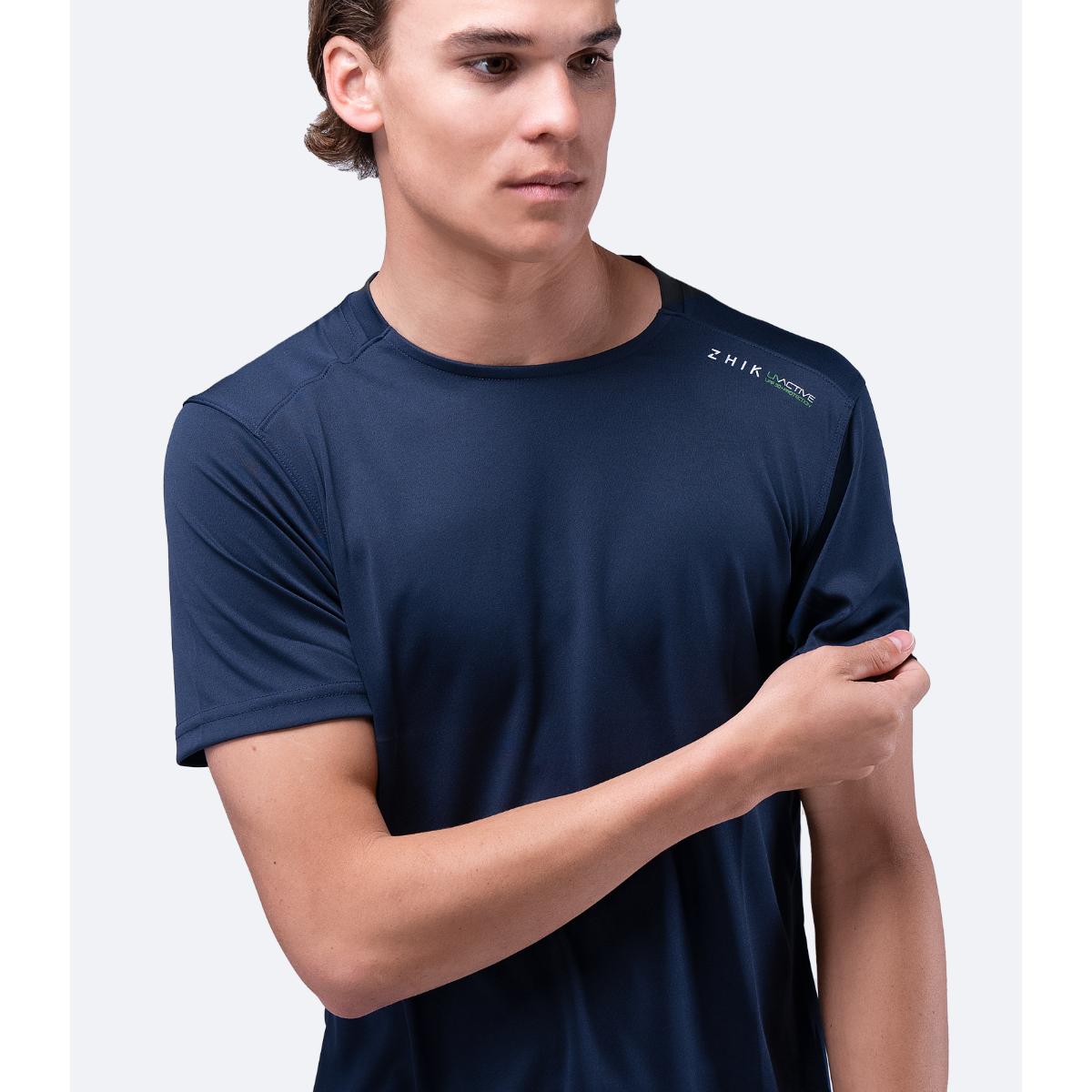 Zhik UV ACTIVE Kortärmad T-Shirt, Marinblå