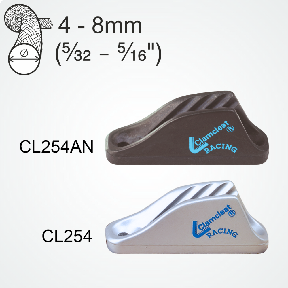 Clamcleat Racing Midi Hard Anodised